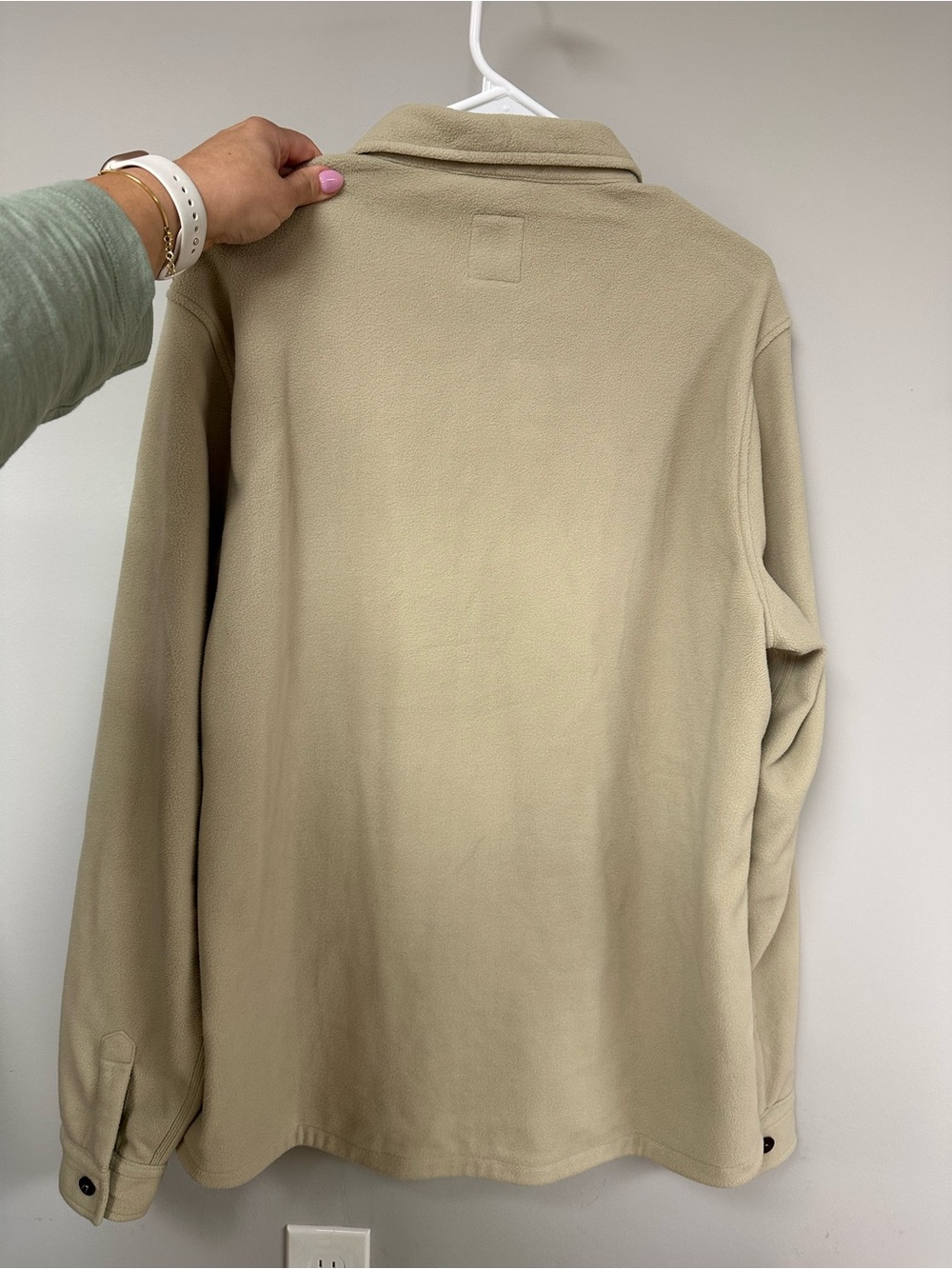 Vuori Soft Fleece Shacket - Beige - Picture 2 of 5